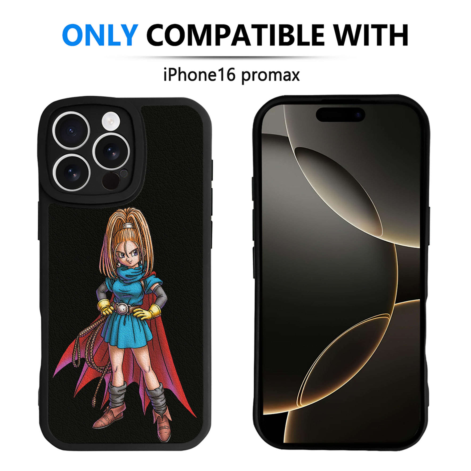 （画像用） ドラゴンクエスト Doragon Kuesuto Dragon Quest 【iPhone 16シリーズ対応】シリコンスマホケース（レザー調） 材質：シリコン